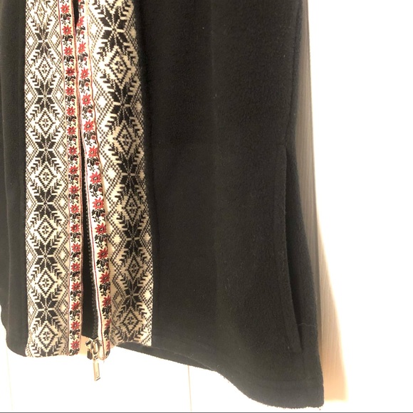 🔥 L.L. Bean Nordic Black Vest M - Picture 7 of 9